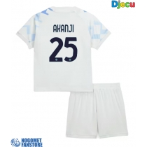 Inter Milan Manuel Akanji #25 Gostujuci Dres za djecu 2025-26 Kratak Rukav (+ Kratke hlače)